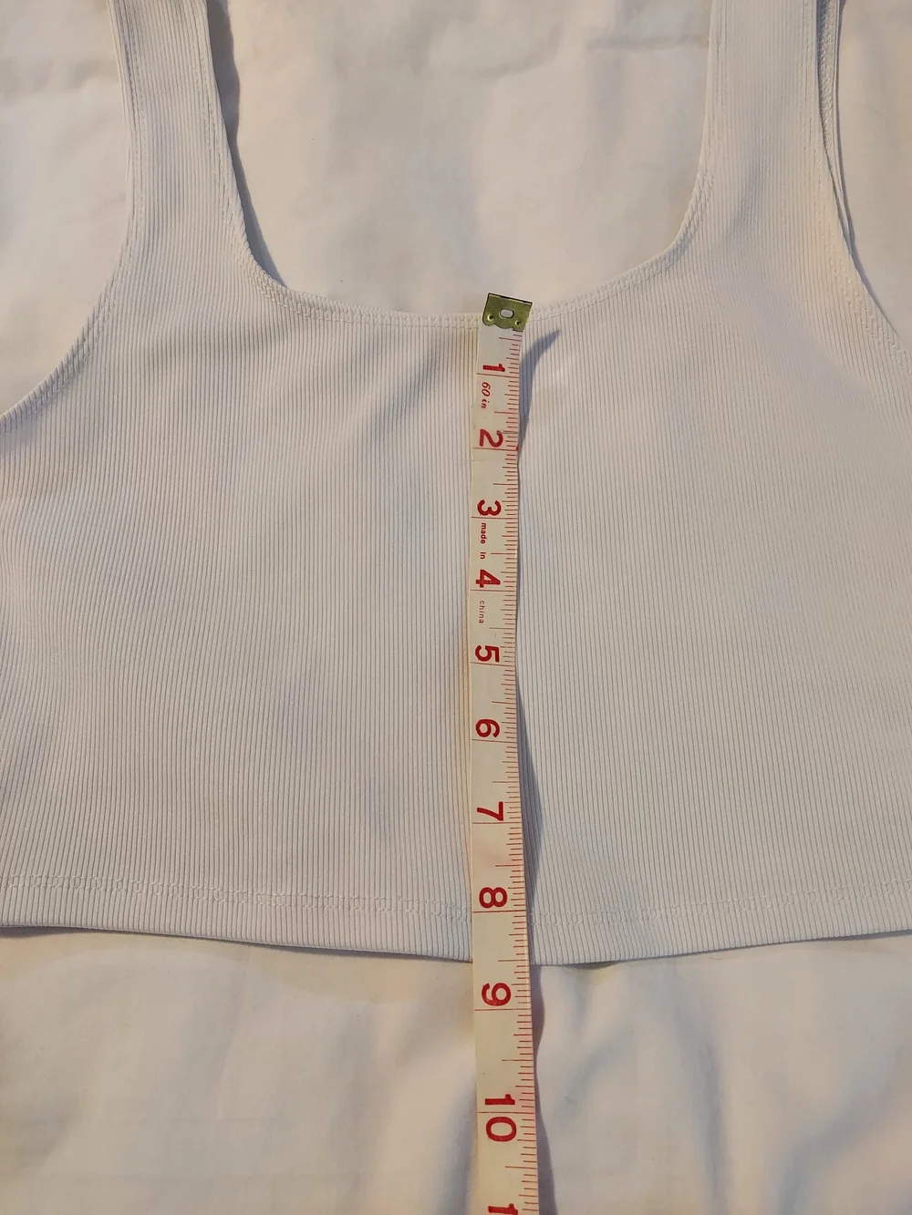 FP Movement Happiness Runs Square Neck Crop Tank - White - Picture 7 of 9